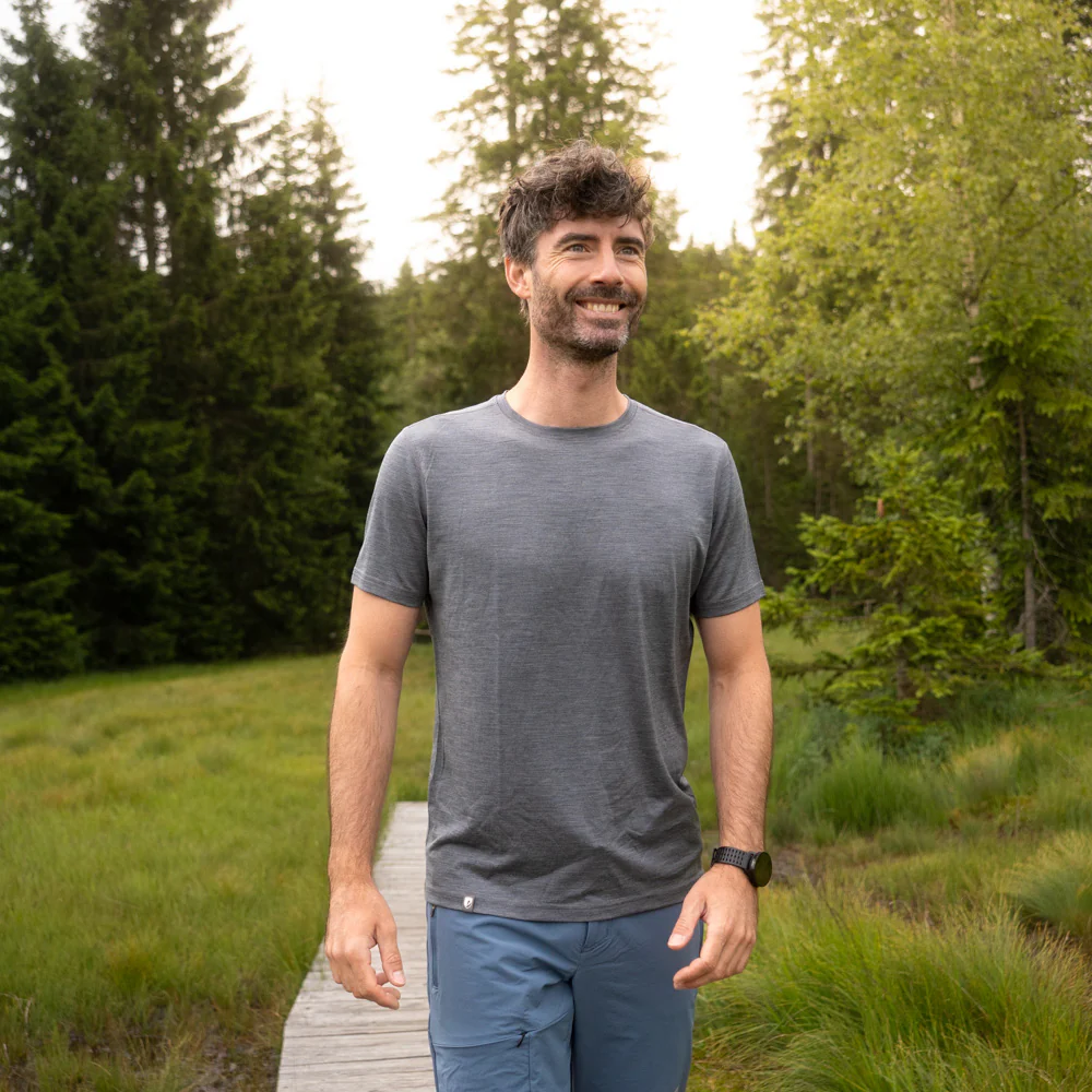 100%  Merino T-Shirt Herren 160 g/m² - ultrafein - Image 3