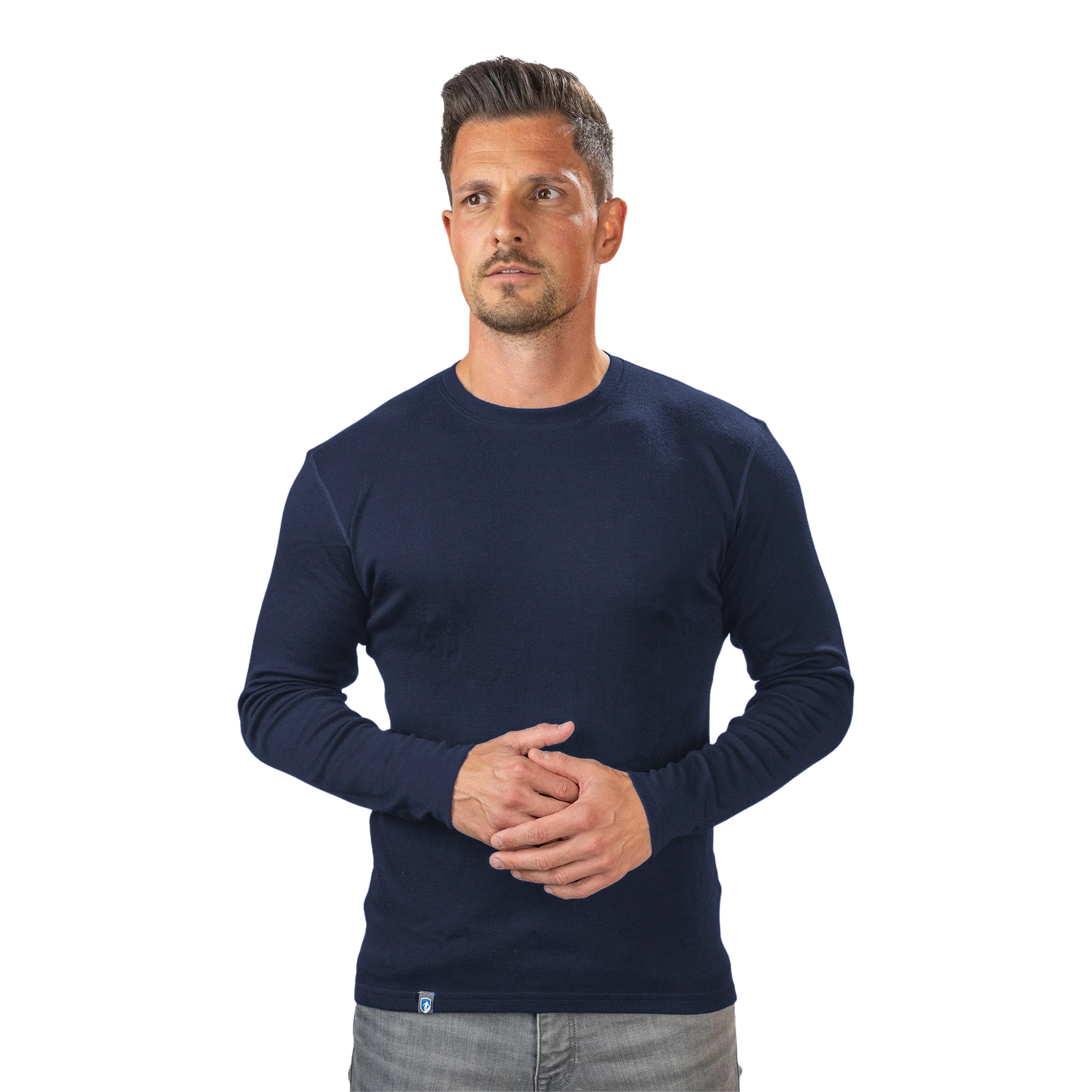 Merino Langarm Shirt Herren 150 g/m2 - Image 12