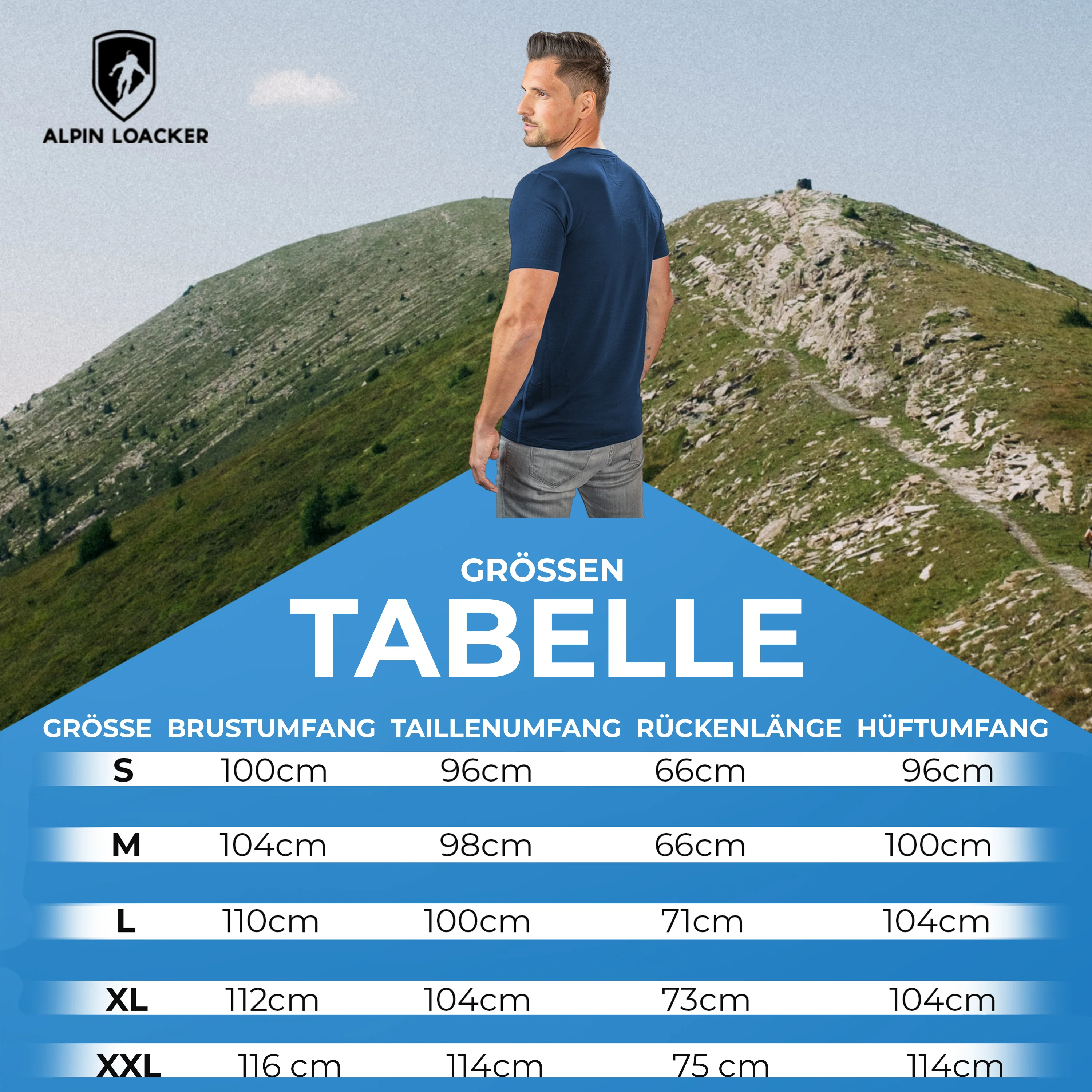 Merino T-Shirt Herren 150 g/m2 - Image 14