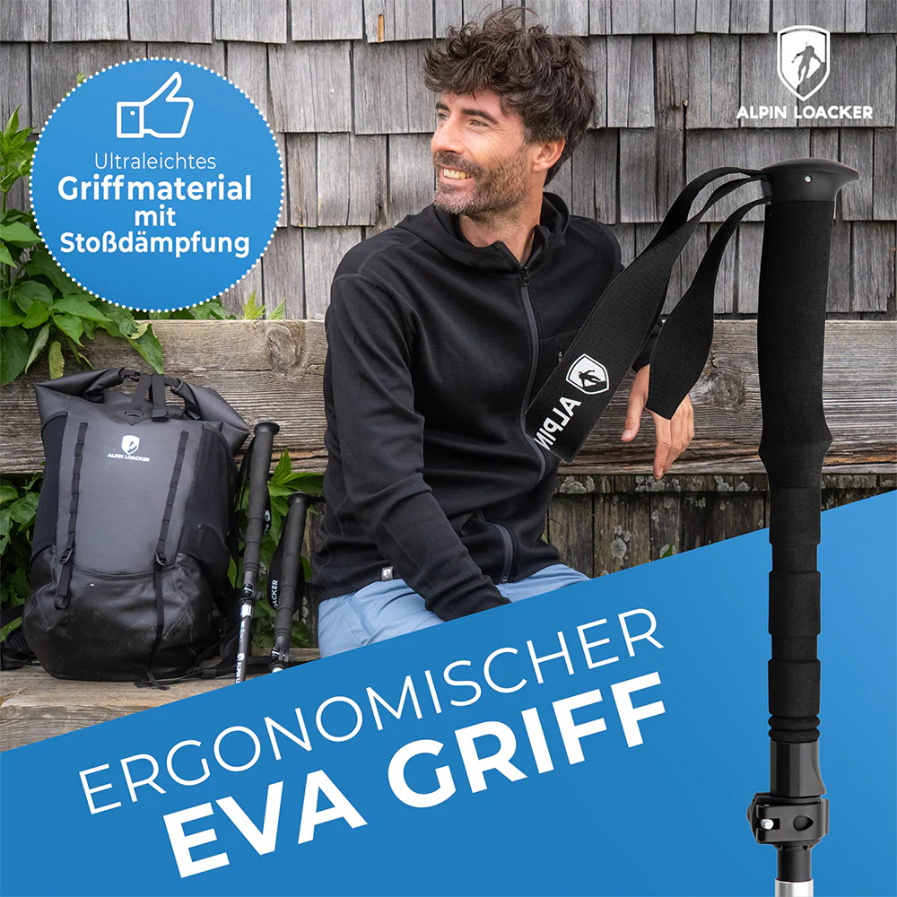 Faltbare Wanderstöcke aus Aluminium - Image 5