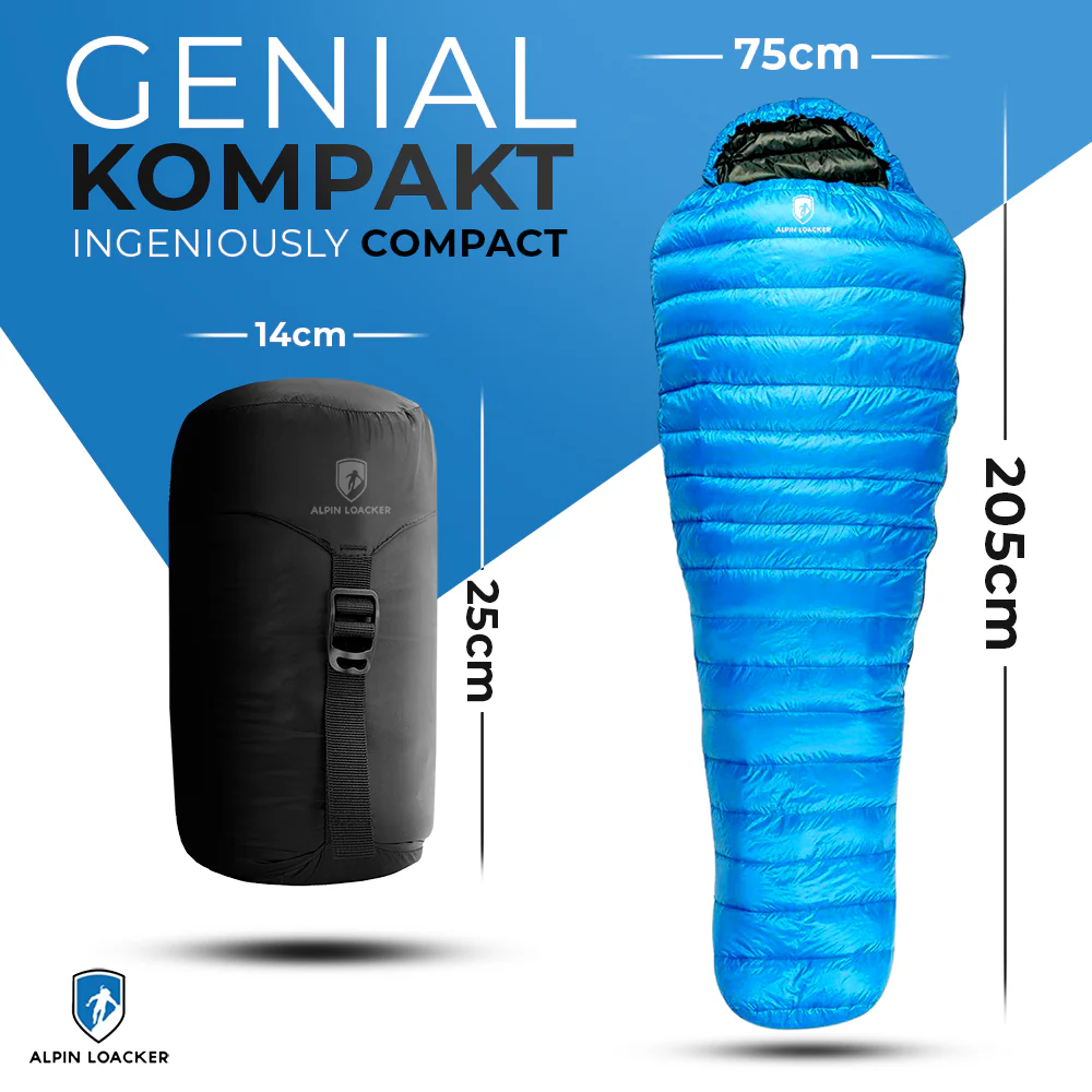 Leichter Sommer Daunenschlafsack - Image 3