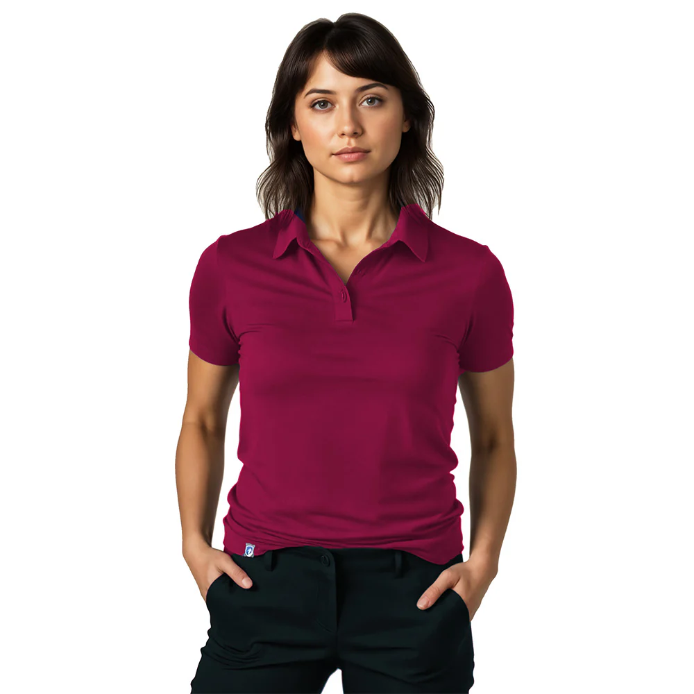 Merino Poloshirt Damen - Image 6