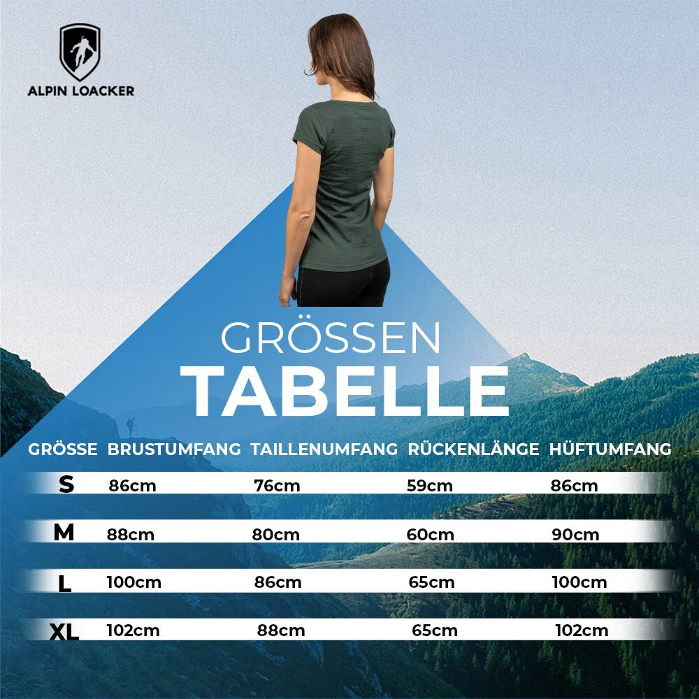 100% Merino T-Shirt Damen 180g/m2 - Image 12