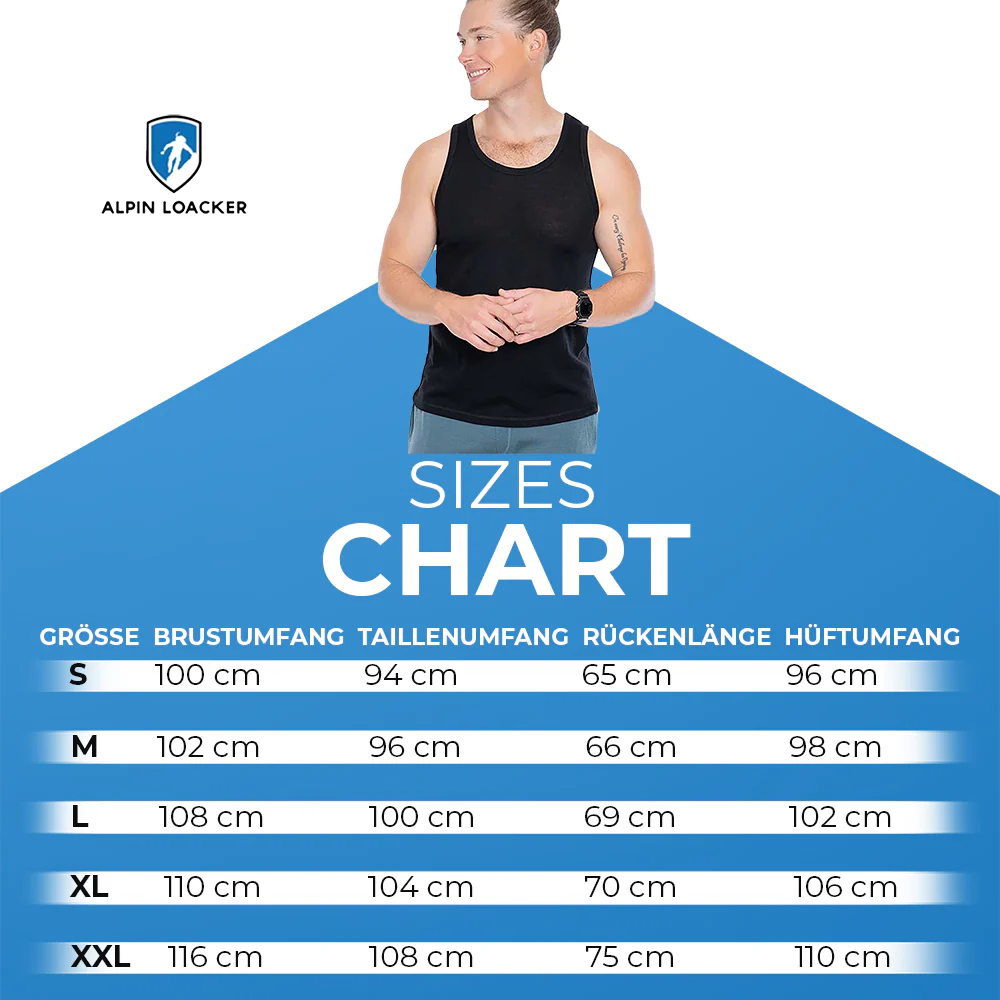 Merino Tank Top Herren 150 g/m2 - Image 5