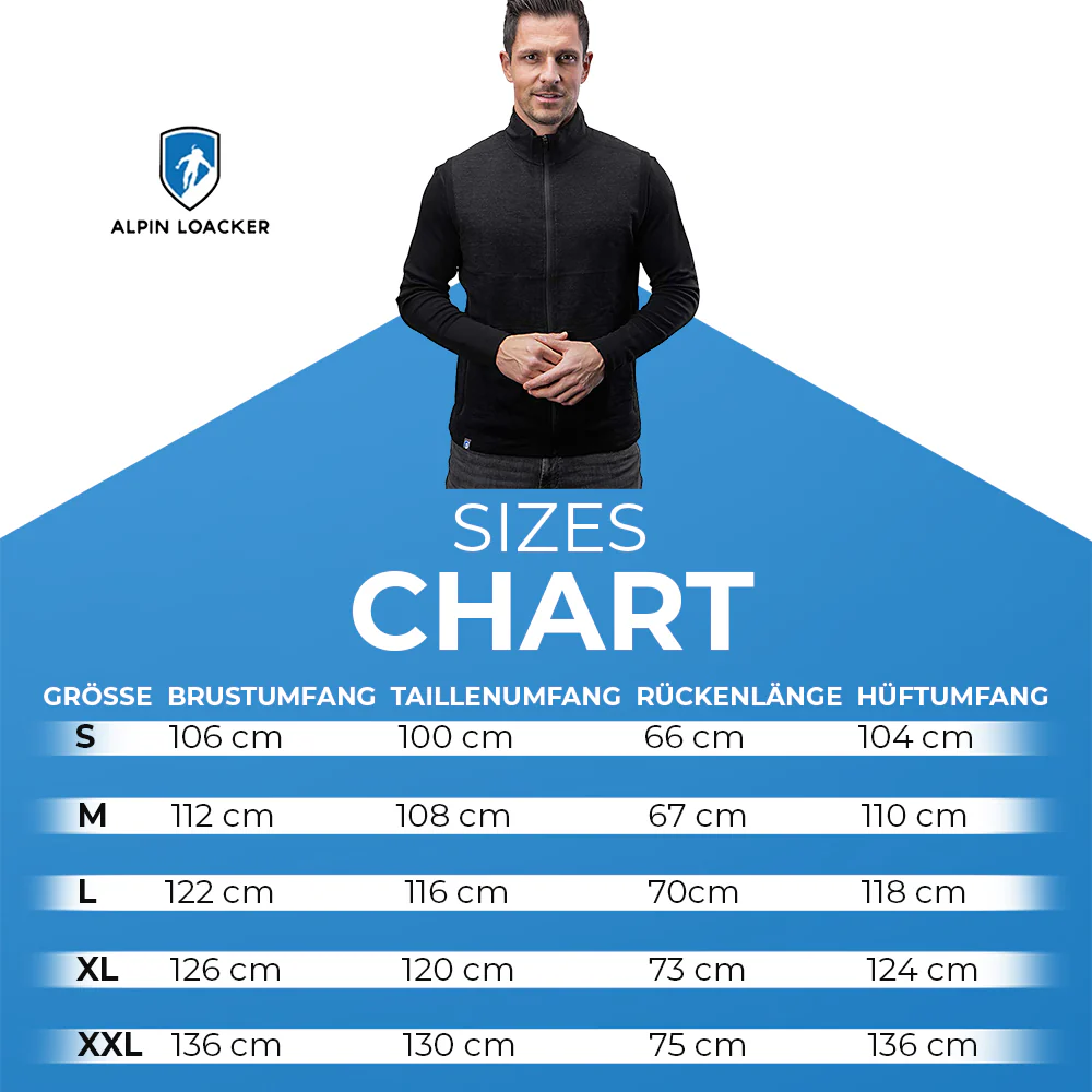 Merino Weste Herren  270 g/m2 - Image 8