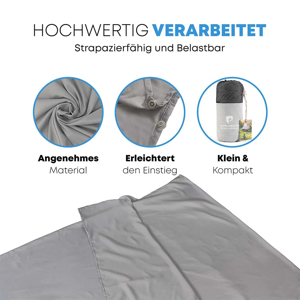 Reiseschlafsack und Hüttenschlafsack ultraleicht - Image 4
