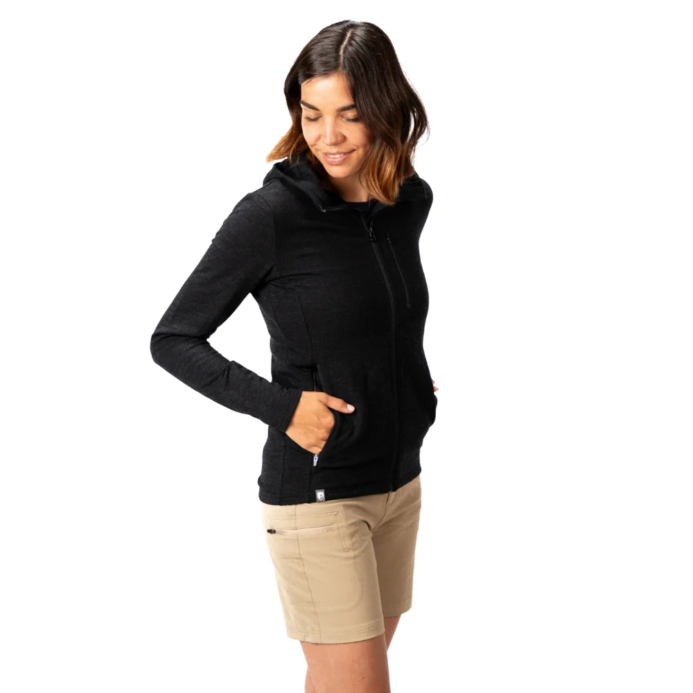 Merino Hoodie Damen - 270g/m2 - Image 7