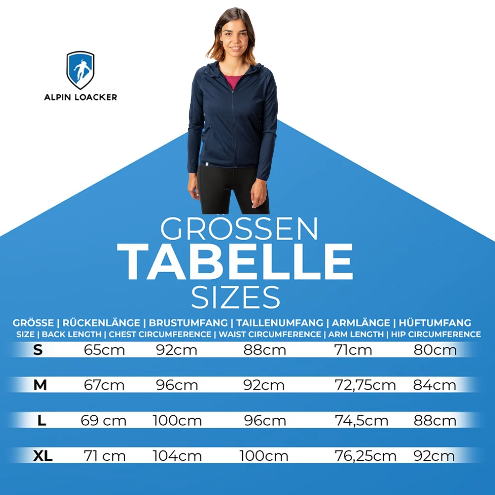 100% Merinowolle Jacke Damen 160 g/m² - ultrafein - Image 8