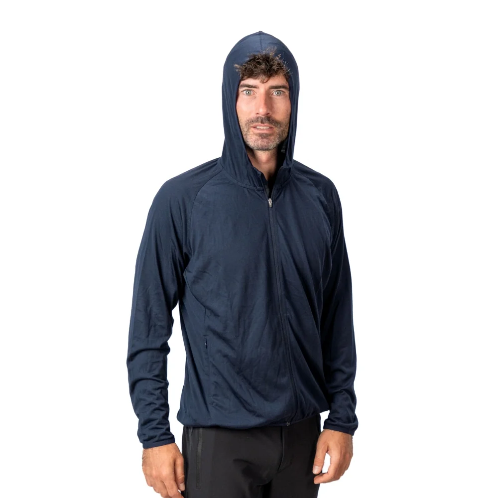 100% Merinowolle Jacke Herren 160 g/m² - ultrafein - Image 8