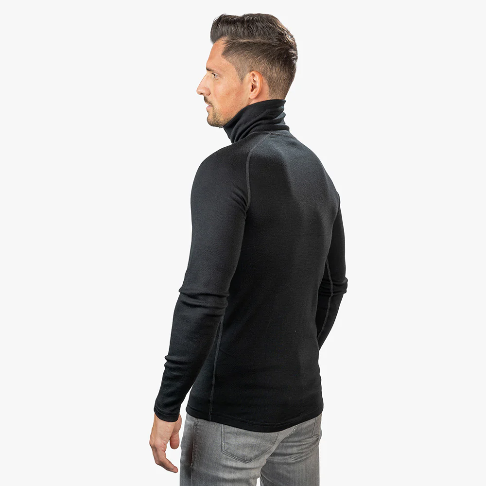 Merino Langarmshirt mit Zip Herren 230 g/m2 - Image 6