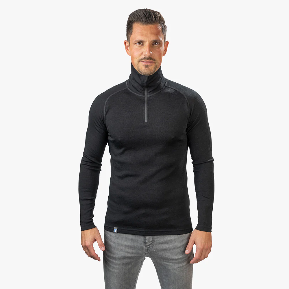 Merino Langarmshirt mit Zip Herren 230 g/m2 - Image 7
