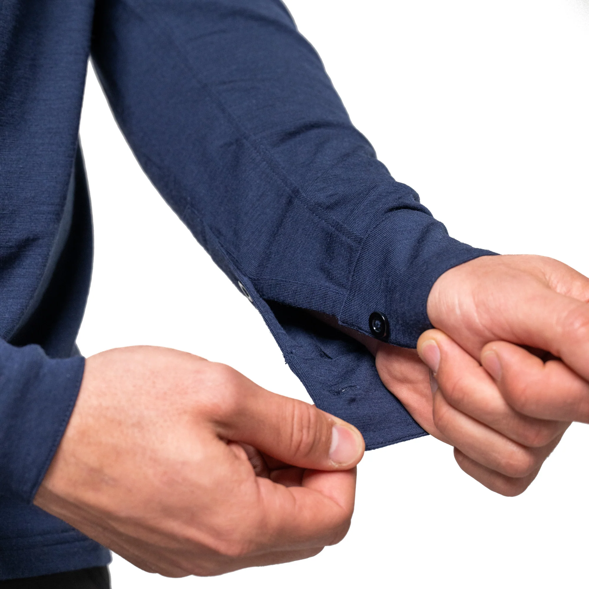 Merino Longsleeve Polo Herren - Image 3