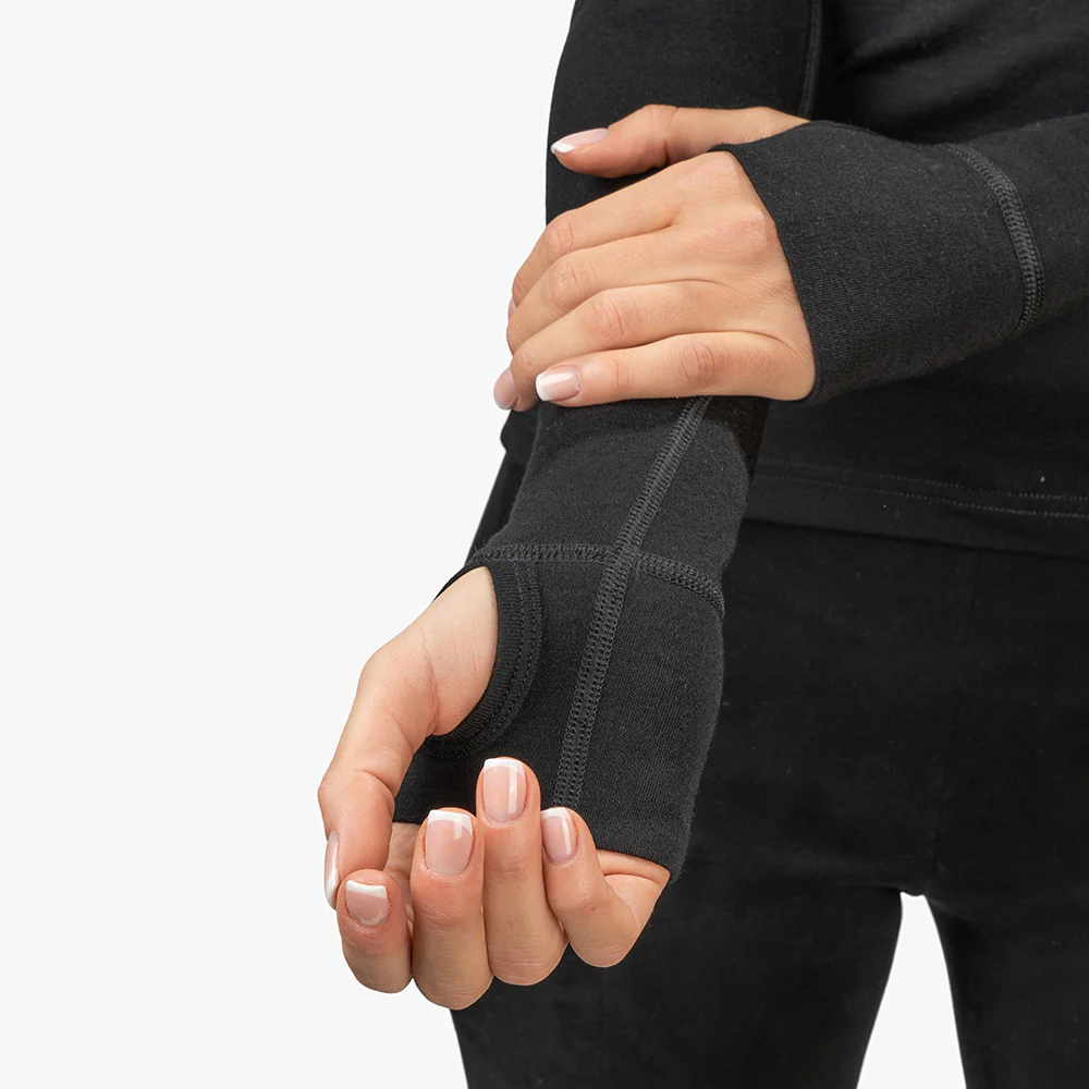 Merino Langarmshirt mit Zip Damen 230g/m2 - Image 5